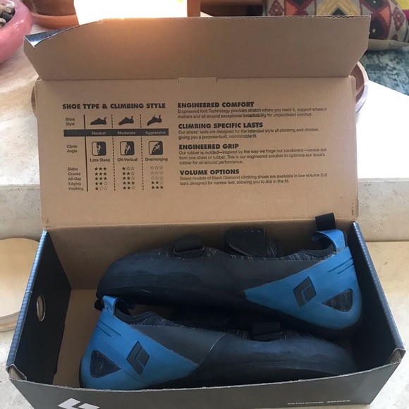 black diamond zone climbing shoe